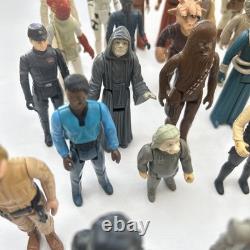 Figurines Star Wars Collection Vintage x 31 Lot de Variété Assorti 1970's 1980's