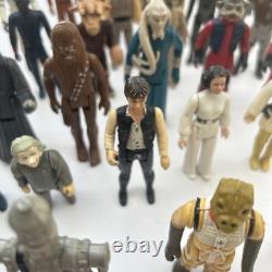 Figurines Star Wars Collection Vintage x 31 Lot de Variété Assorti 1970's 1980's
