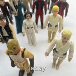 Figurines Star Wars Collection Vintage x 31 Lot de Variété Assorti 1970's 1980's