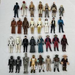 Figurines Star Wars Collection Vintage x 31 Lot de Variété Assorti 1970's 1980's