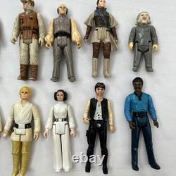 Figurines Star Wars Collection Vintage x 31 Lot de Variété Assorti 1970's 1980's