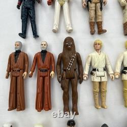 Figurines Star Wars Collection Vintage x 31 Lot de Variété Assorti 1970's 1980's