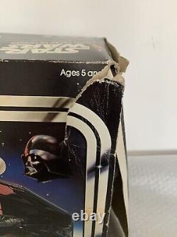 Figurines Star Wars Vintage Darth Vader TIE Fighter Pailtoy Boîte Manuelle Originale