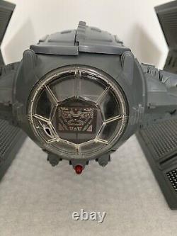 Figurines Star Wars Vintage Darth Vader TIE Fighter Pailtoy Boîte Manuelle Originale