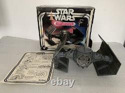 Figurines Star Wars Vintage Darth Vader TIE Fighter Pailtoy Boîte Manuelle Originale