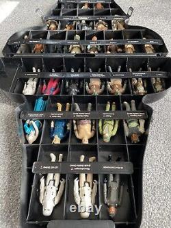 Figurines Star Wars Vintage - Étui de transport de Dark Vador rempli de figurines X31