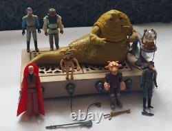Figurines Star Wars Vintage X 5 + Playset Jabba the Hutt. Lot groupé.