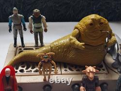 Figurines Star Wars Vintage X 5 + Playset Jabba the Hutt. Lot groupé.