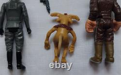 Figurines Star Wars Vintage X 5 + Playset Jabba the Hutt. Lot groupé.