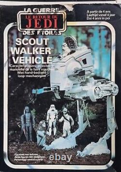Figurines Vintage Star Wars Original 1983 ROTJ AT-ST Scout Walker Driver/Chewbacca