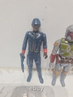 Figurines d'action Star Wars Vintage Kenner / Palitoy de Cloud City avec armes