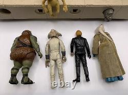 Figurines originales de Jabba The Hutt de STAR WARS des années 80 avec set de jeu d'action - Lot d'emploi aux États-Unis