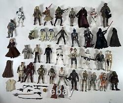 Figurines vintage de Star Wars des années 00/90/80 - Lot de travail groupé de LFL Kenner - Voir la description