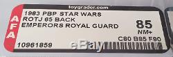 Garde Royale De L'empereur Vintage Star Wars Pbp Afa 85 (80/85/90)! Super Rare Moc