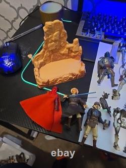 Grand lot de figurines Star Wars neuves et vintage d'occasion