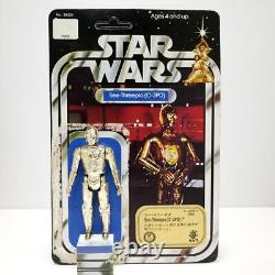 Guerre des étoiles 1977 Figurine Vintage Rare de C-3PO avec Tête Alternative Takara