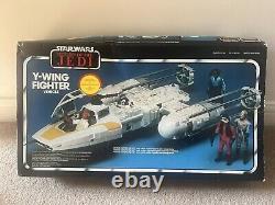 Guerre des étoiles Bi-logo Y Wing Fighter Palitoy Vintage Boîte Bilogo Seulement Rare