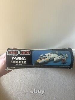 Guerre des étoiles Bi-logo Y Wing Fighter Palitoy Vintage Boîte Bilogo Seulement Rare