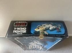 Guerre des étoiles Bi-logo Y Wing Fighter Palitoy Vintage Boîte Bilogo Seulement Rare