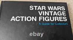 Guide des figurines d'action vintage de Star Wars pour collectionneurs par John Kellerman RARE