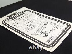 Instructions pour le jeu de jouet Vintage Star Wars Cantina Adventure Playset 1978