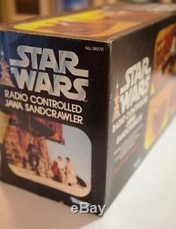 Jawa Sandcrawler Vintage Radio Control Vintage Star Wars Très Rare! Mib