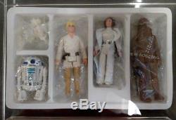 Jeu De Figurines À Tirage Hâtif Vintage Kenner 1977 Star Wars Scellé À L'étalage