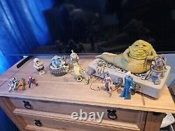 Jeu de jouets Vintage Star Wars Jabba le Hutt Rotj. 100% Original Complet.