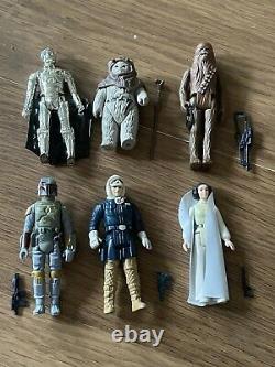 Job Lot De Vintage Star Wars Figurines