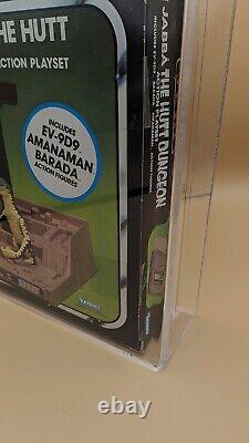 Jouet Vintage Star Wars MISB Jabba Dungeon Playset UKG Graded Green Box Last 17