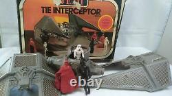 Kenner 1983 Star Wars Tie Intercepteur Rotj Boxed Vintage Kenner Figurines Play Set