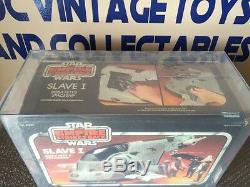 Kenner Star Wars Vintage 1981 Boba Fett Esclave 1 Véhicule Afa 75 Scellé À L'usine