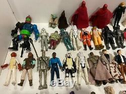 Konvolut Cru 70er Jahre Star Wars Figuren 52 Stück