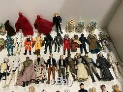 Konvolut Cru 70er Jahre Star Wars Figuren 52 Stück