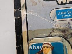 La Guerre des étoiles vintage L'Empire contre-attaque Luke Skywalker Hoth 47A Cardback MOC