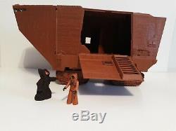 Le Navire De Transport De Sandwrawl Vintage Star Wars Jawa 1979 Comprend 2 Figurines Jawa