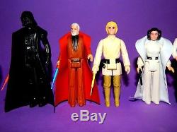 Lot De 12 Figurines Vintage Star Wars - Dark Luke Ben Leia Han R2d2 Jawa C3po