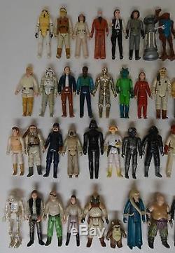 Lot De Figurines Vintage Star Wars First 77 Différentes Figurines 1977 1983 Leia