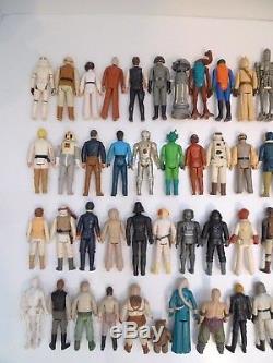 Lot De Figurines Vintage Star Wars First 77 Figures Différentes 1977 -1983 Kenner