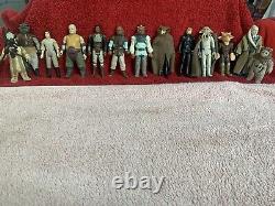 Lot d'emploi de figurines Star Wars vintage