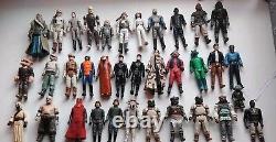 Lot d'emplois de 35 figurines Star Wars Kenner vintage Conditions variées Offres bienvenues