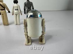 Lot d'emplois de figurines Star Wars vintage R2-D2, etc.