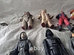 Lot d'ensemble de 22 figurines d'action Kenner Star Wars de 1977 à 1985 vintage