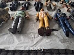 Lot d'ensemble de 22 figurines d'action Kenner Star Wars de 1977 à 1985 vintage