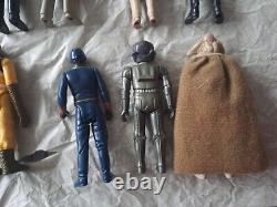 Lot d'ensemble de 22 figurines d'action Kenner Star Wars de 1977 à 1985 vintage