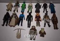 Lot de 16 figurines d'action Kenner Vintage Star Wars des années 70 et 80 #3 Rare et difficile à trouver