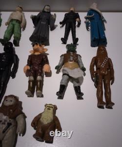 Lot de 16 figurines d'action Kenner Vintage Star Wars des années 70 et 80 #3 Rare et difficile à trouver