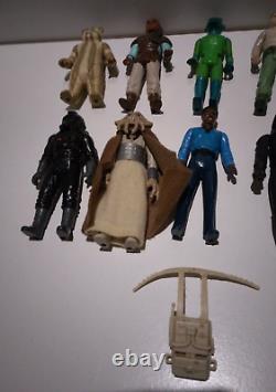 Lot de 16 figurines d'action Kenner Vintage Star Wars des années 70 et 80 #3 Rare et difficile à trouver