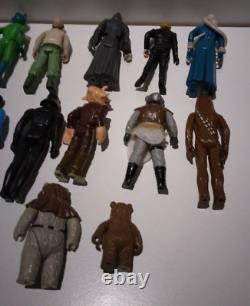 Lot de 16 figurines d'action Kenner Vintage Star Wars des années 70 et 80 #3 Rare et difficile à trouver