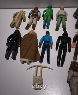 Lot de 16 figurines d'action Kenner Vintage Star Wars des années 70 et 80 #3 Rare et difficile à trouver